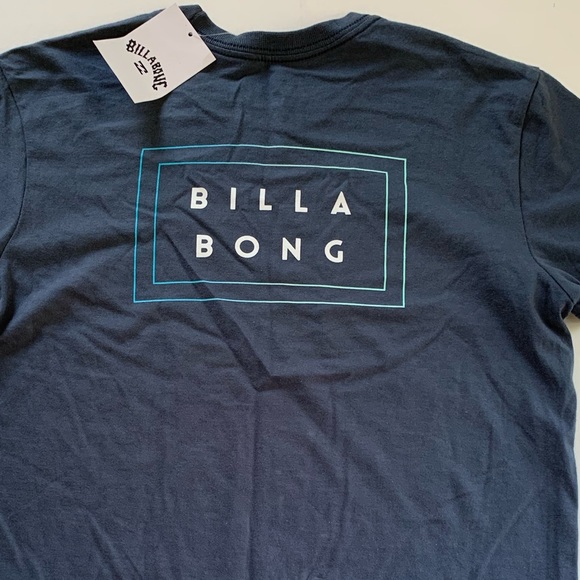 Billabong Boys Diecut Navy Tee - Picture 3 of 4